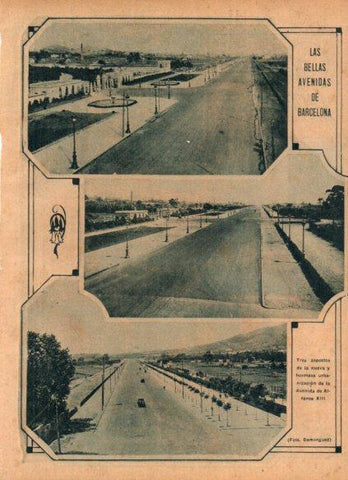 LAMINA V24428: Avenidas de Barcelona