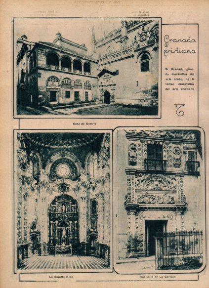 LAMINA V24431: Capilla Real y Casa de Castril en Granada