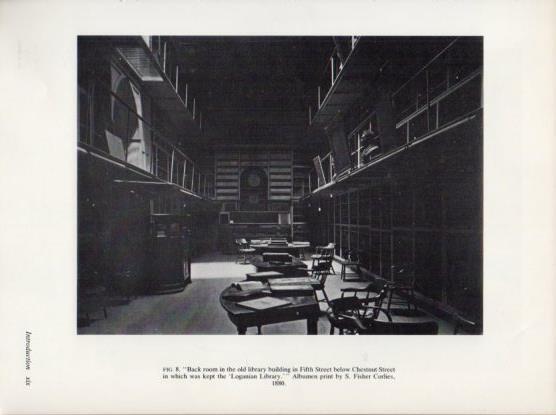 LAMINA V24373: Loganian Library by S. Fisher Corlies 1880