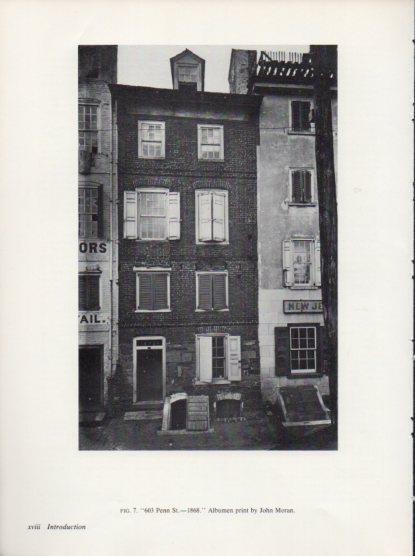 LAMINA V24374: 603 Penn St. by John Moran 1868
