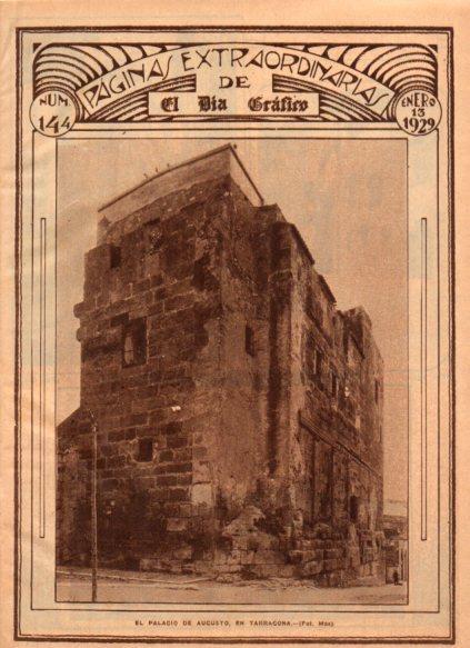 LAMINA V24378: Palacio de Augusto en Tarragona