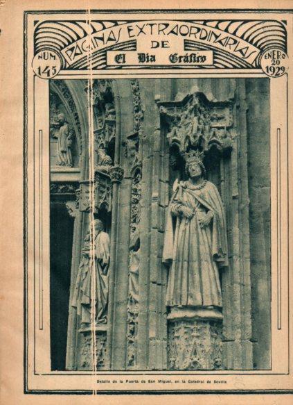 LAMINA V24382: Puerta de San Miguel en Catedral de Sevilla
