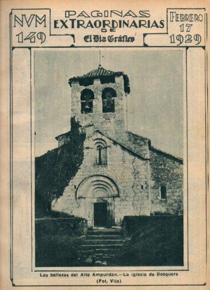 LAMINA V24398: Iglesia de Dosquers, Gerona