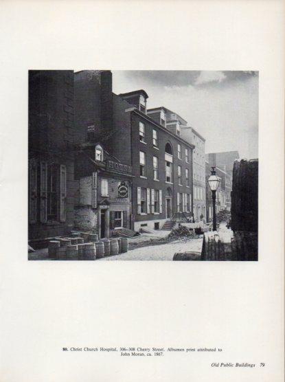 LAMINA V24298: Christ Church Hospital by John Moran 1867