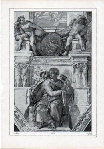 LAMINA V24199: Michelangelo. Isaiah