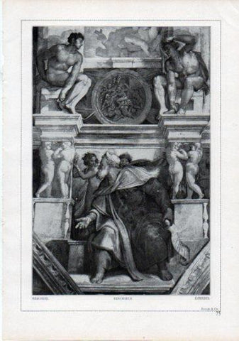 LAMINA V24200: Michelangelo. Ezekiel
