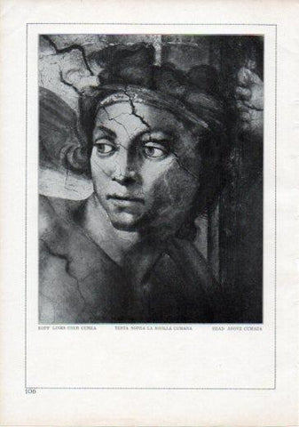 LAMINA V24215: Michelangelo. Head above Cumaea