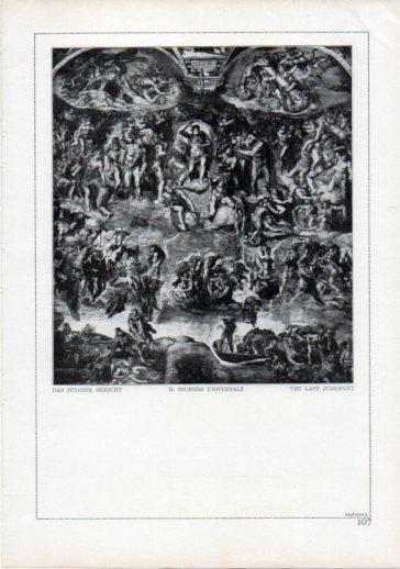 LAMINA V24216: Michelangelo. The last judgment