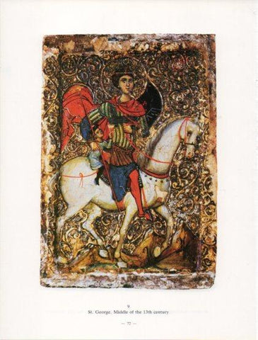 LAMINA V24225: Sant George. Middle of the 13th century