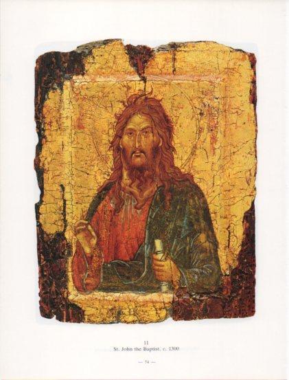LAMINA V24226: St. John the Baptist. C. 1300