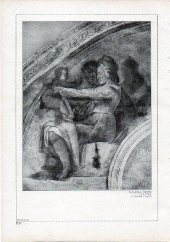 LAMINA V24213: Michelangelo. Window space