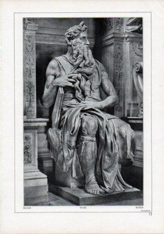 LAMINA V24169: Michelangelo. Moses