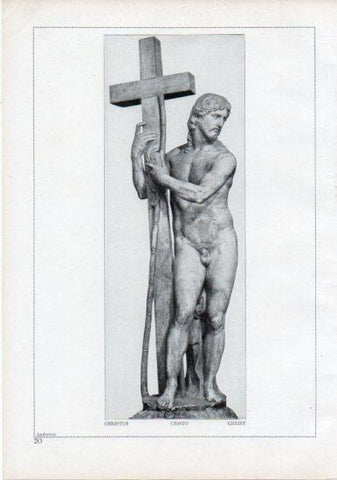 LAMINA V24172: Michelangelo. Christ