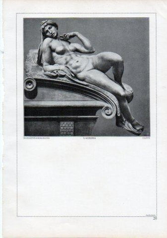 LAMINA V24177: Michelangelo. Dawn