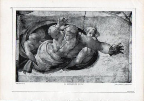 LAMINA V24183: Michelangelo. The divine blessing