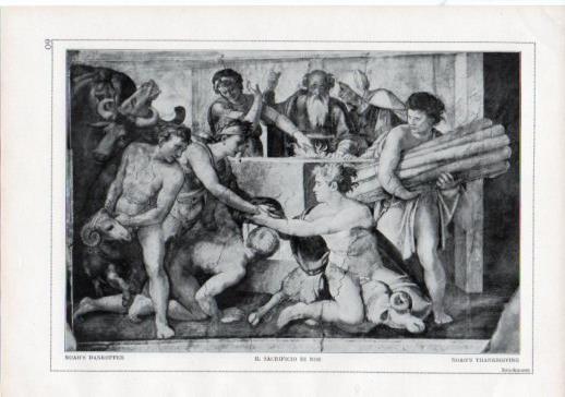 LAMINA V24192: Michelangelo. Noah's thanksgiving