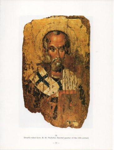 LAMINA V24231: St. Nicholas. Second quarter of the 14th century