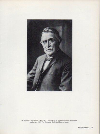 LAMINA V24270: Frederick Gutekunst 1905