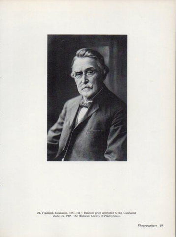 LAMINA V24270: Frederick Gutekunst 1905