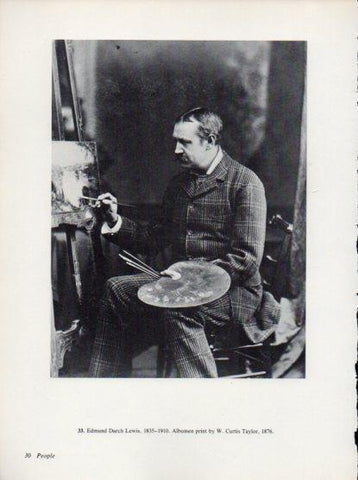 LAMINA V24275: Edmund Darch Lewis by W. Curtis Taylor 1876