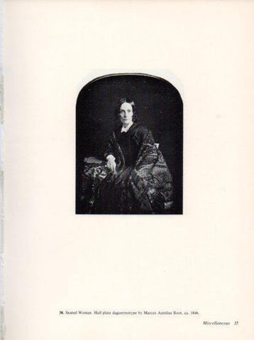 LAMINA V24278: Seated woman by Marcus A. Root 1846