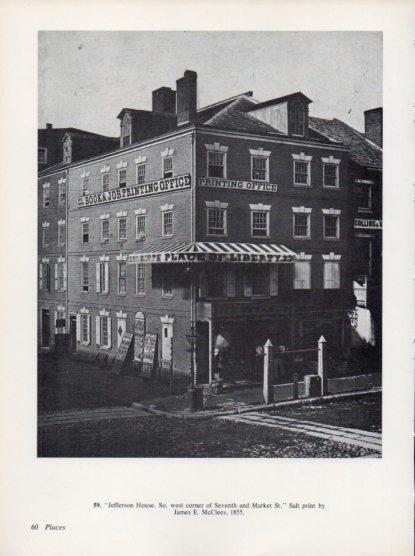 LAMINA V24288: Jefferson House by James E. McClees 1855