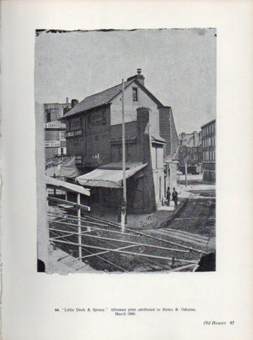 LAMINA V24291: Little Dock & Spruce by Henry B. Odiorne 1860