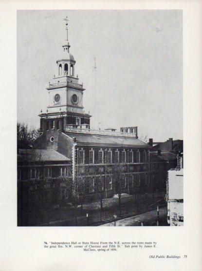LAMINA V24296: Independence Hall by James E. McClees 1856