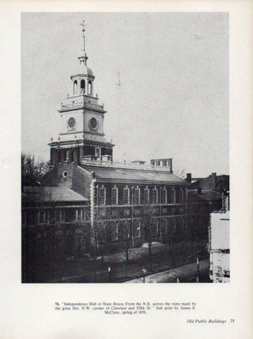 LAMINA V24296: Independence Hall by James E. McClees 1856