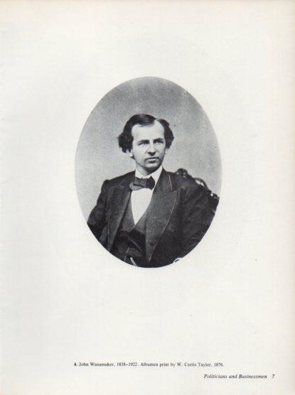 LAMINA V24264: John Wanamaker by W. Curtis Taylor ca. 1876