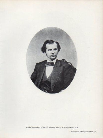 LAMINA V24264: John Wanamaker by W. Curtis Taylor ca. 1876