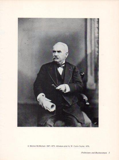 LAMINA V24263: Morton McMichael by W. Curtis Taylor ca. 1876