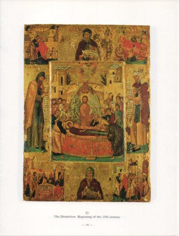 LAMINA V24234: The Dormition. Beginning of the 15th century