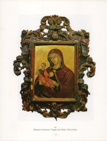 LAMINA V24244: Nikolaos Tzafouris. Virgin and Child