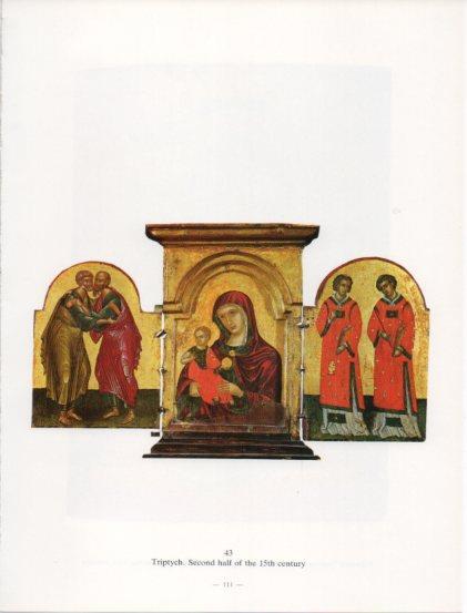 LAMINA V24245: Triptych. Second half of the 15th century