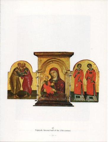 LAMINA V24245: Triptych. Second half of the 15th century