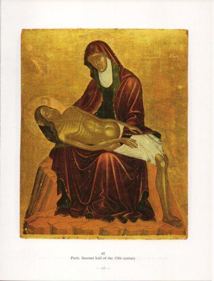 LAMINA V24246: Pieta. Second half of the 15th century