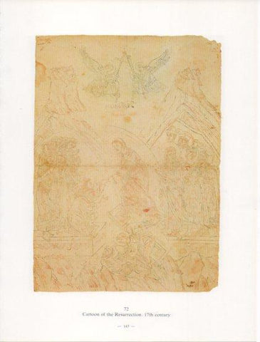 LAMINA V24261: Cartoon of the Resurrection. 17th century