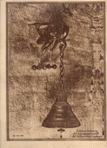LAMINA V24607: Campana de 1461, sotanos de la Diputacion de Barcelona