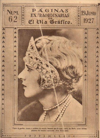 LAMINA V24631: Casco de perlas de la casa Lewis de Paris