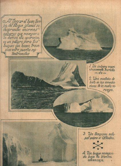 LAMINA V24583: Icebergs en el Atlantico