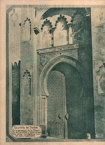 LAMINA V24587: Puerta del Perdon, Mezquita de Cordoba