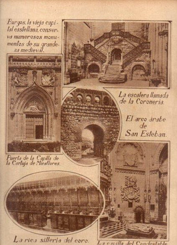 LAMINA V24588: Monumentos en Burgos