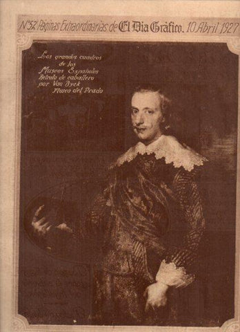 LAMINA V24596: Retrato de caballero por Van Dyck