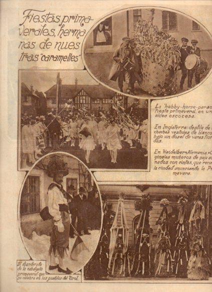 LAMINA V24602: Fiestas primaverales en Inglaterra y Alemania