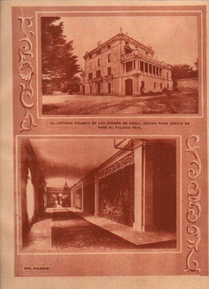 LAMINA V24681: Antiguo Palacio de los Condes de Guell