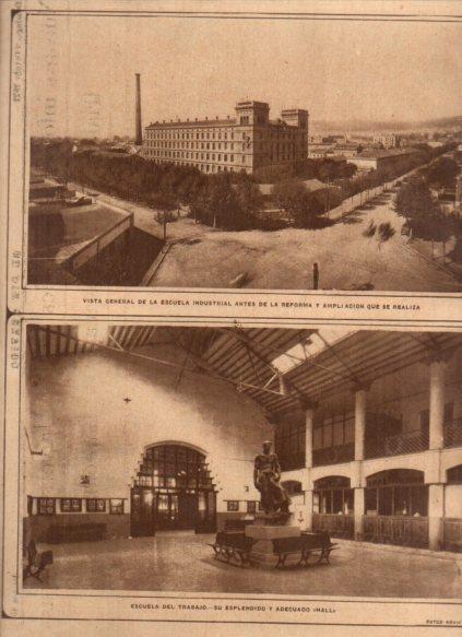 LAMINA V24669: Vista Escuela Industrial de Barcelona