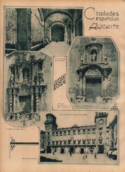 LAMINA V24471: Ayuntamiento y Claustro de San Nicolas en Alicante