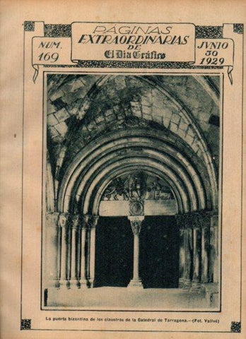 LAMINA V24473: Puerta de los claustros de la catedral de Tarragona