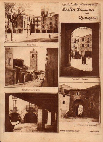 LAMINA V24474: Vistas de Santa Coloma de Queralt, Tarragona